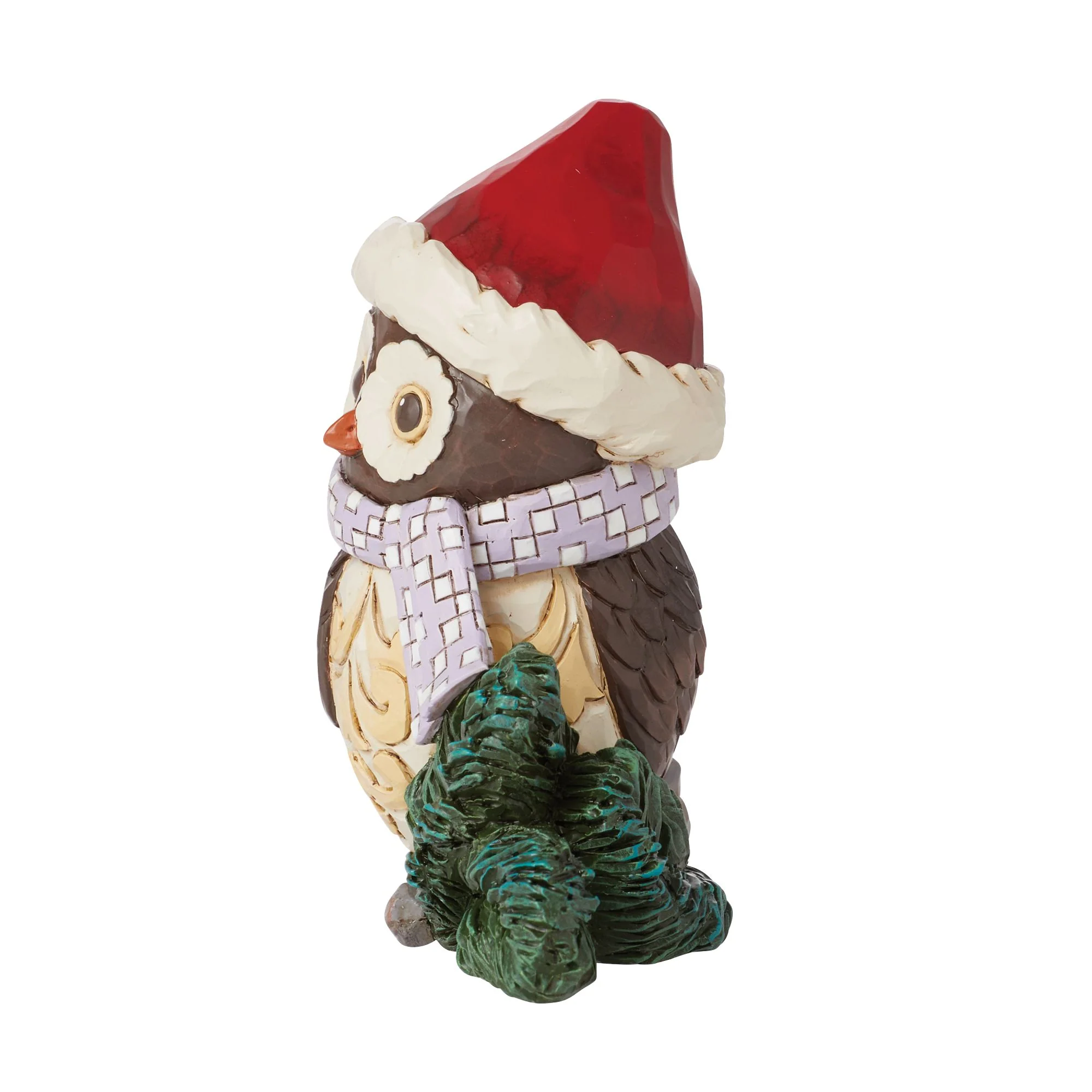 Mini Owl with Santa Hat Fig - Image 4