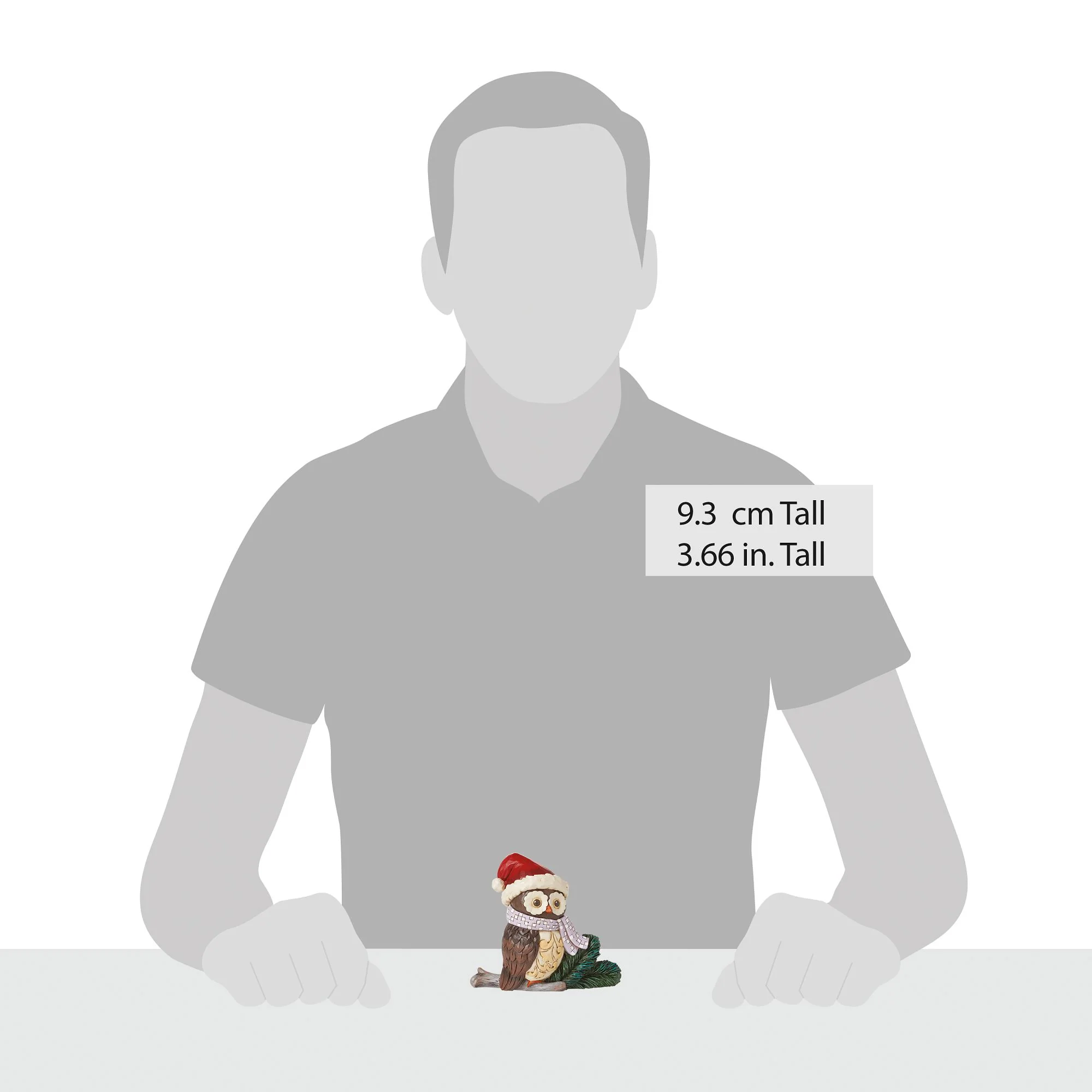 Mini Owl with Santa Hat Fig - Image 5