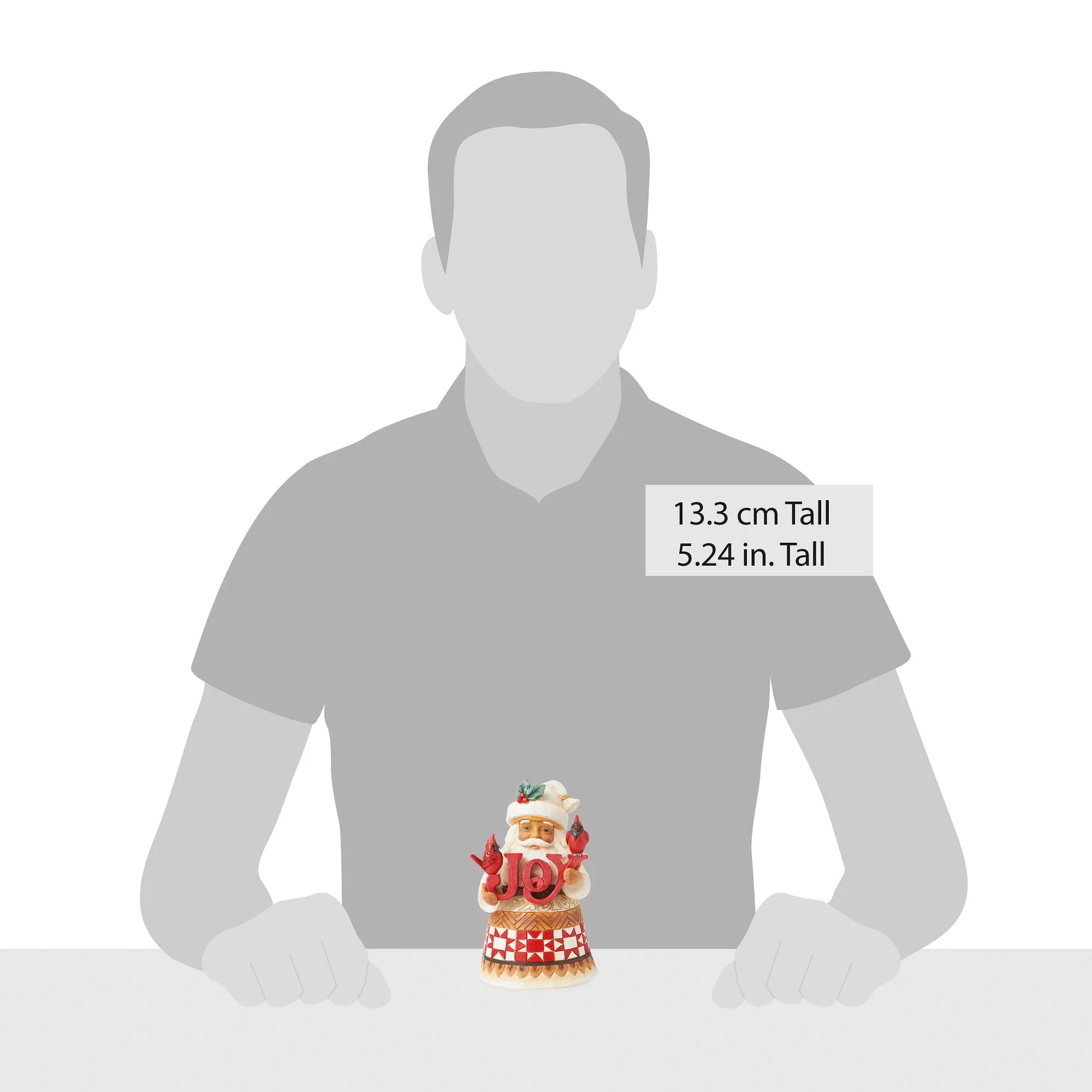 Pint Santa with JOY Sign Fig - Image 4