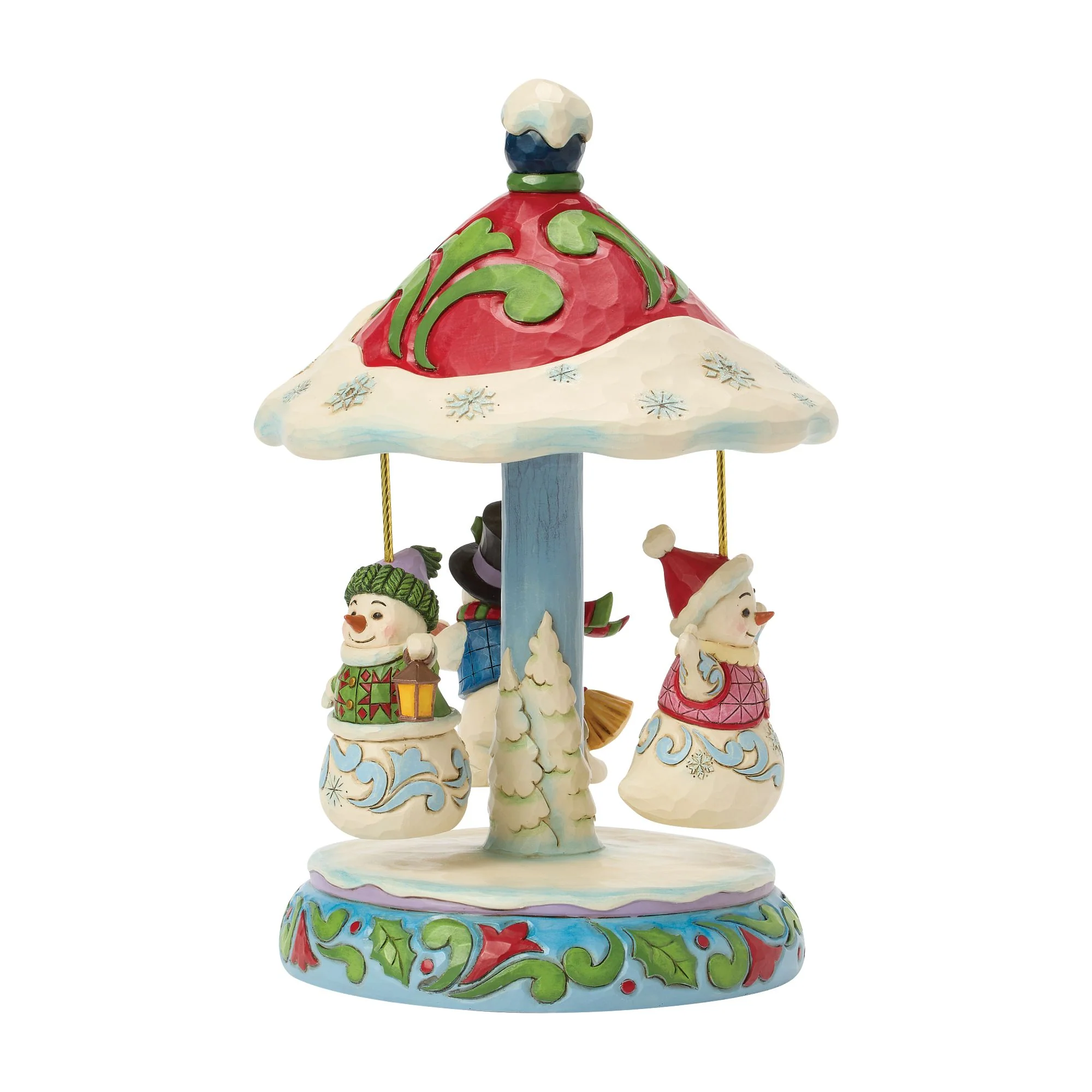 Rotating Snowman Carousel Fig - Image 6