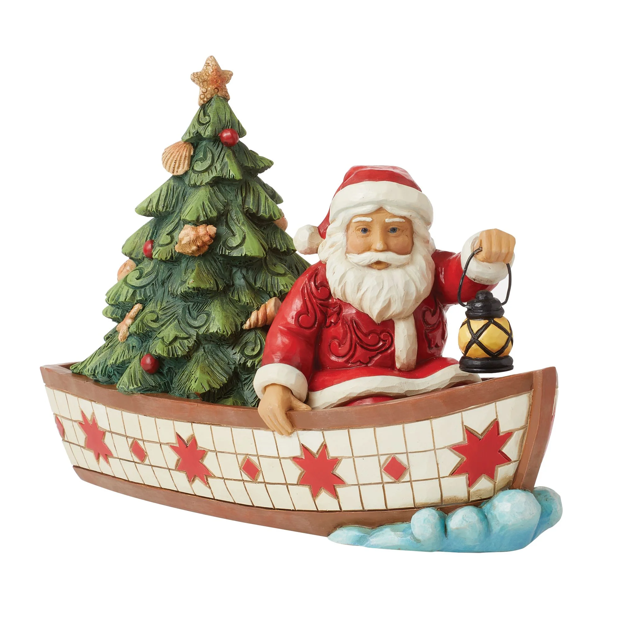 Santa in Boat With Tree Fig - Image 3