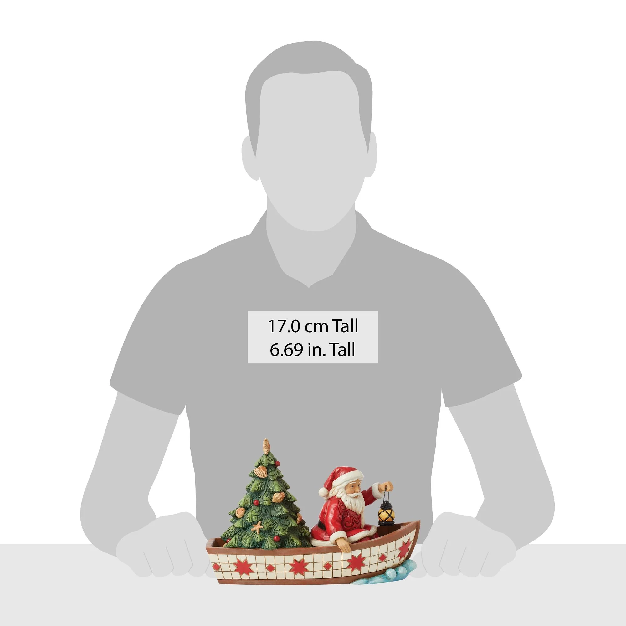 Santa in Boat With Tree Fig - Image 4