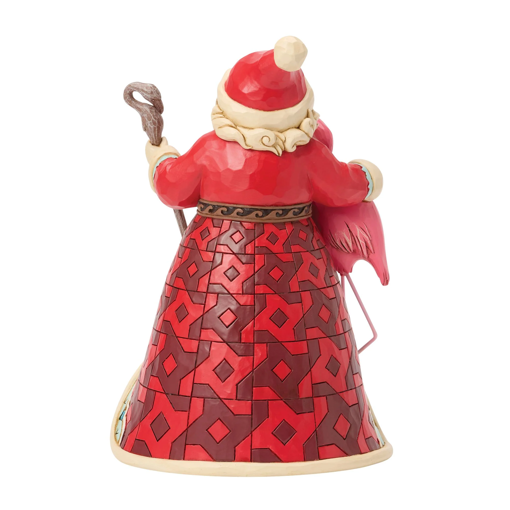 Santa with Flamingo Figurine - Image 3