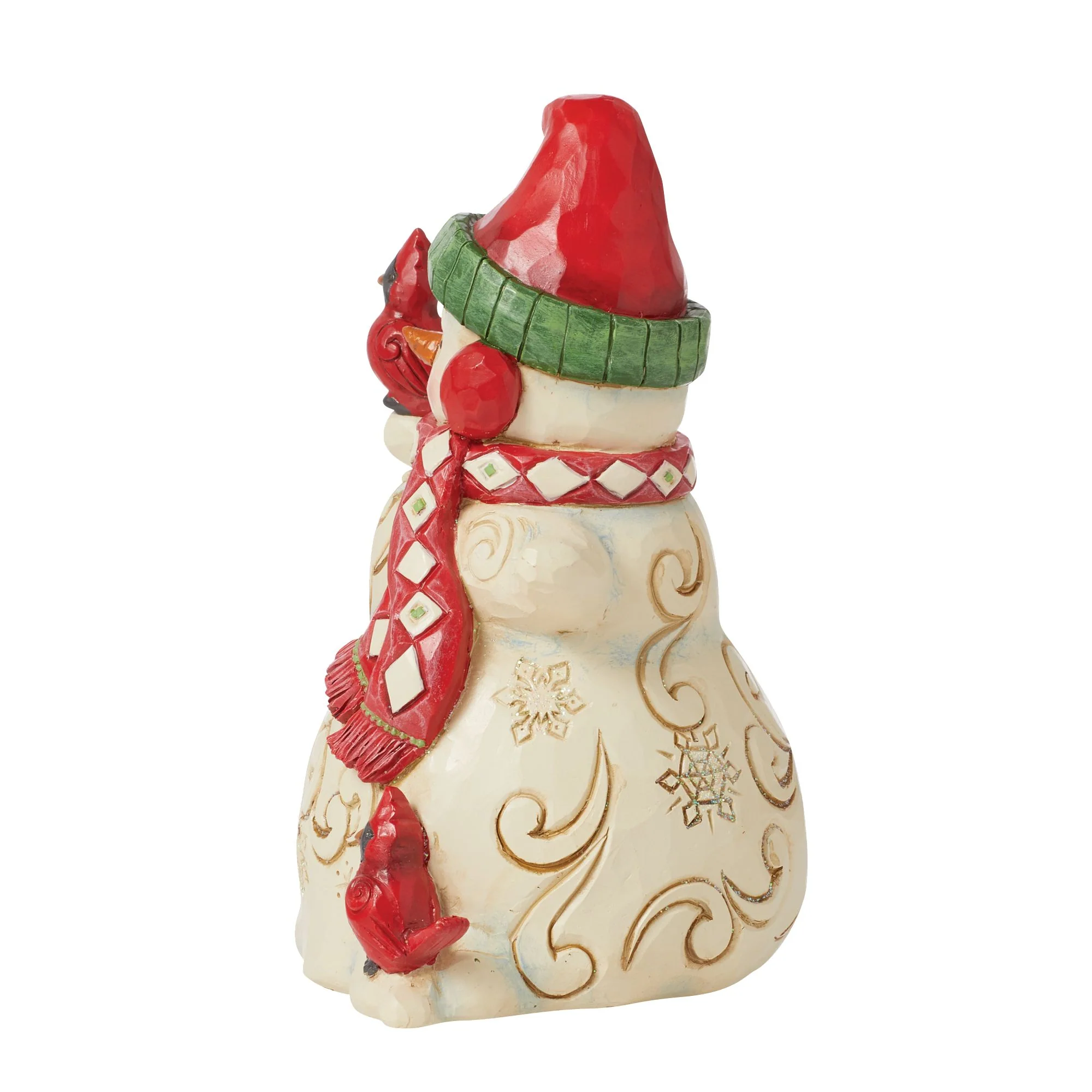 Snowman with Earmuffs Figurine - Image 3