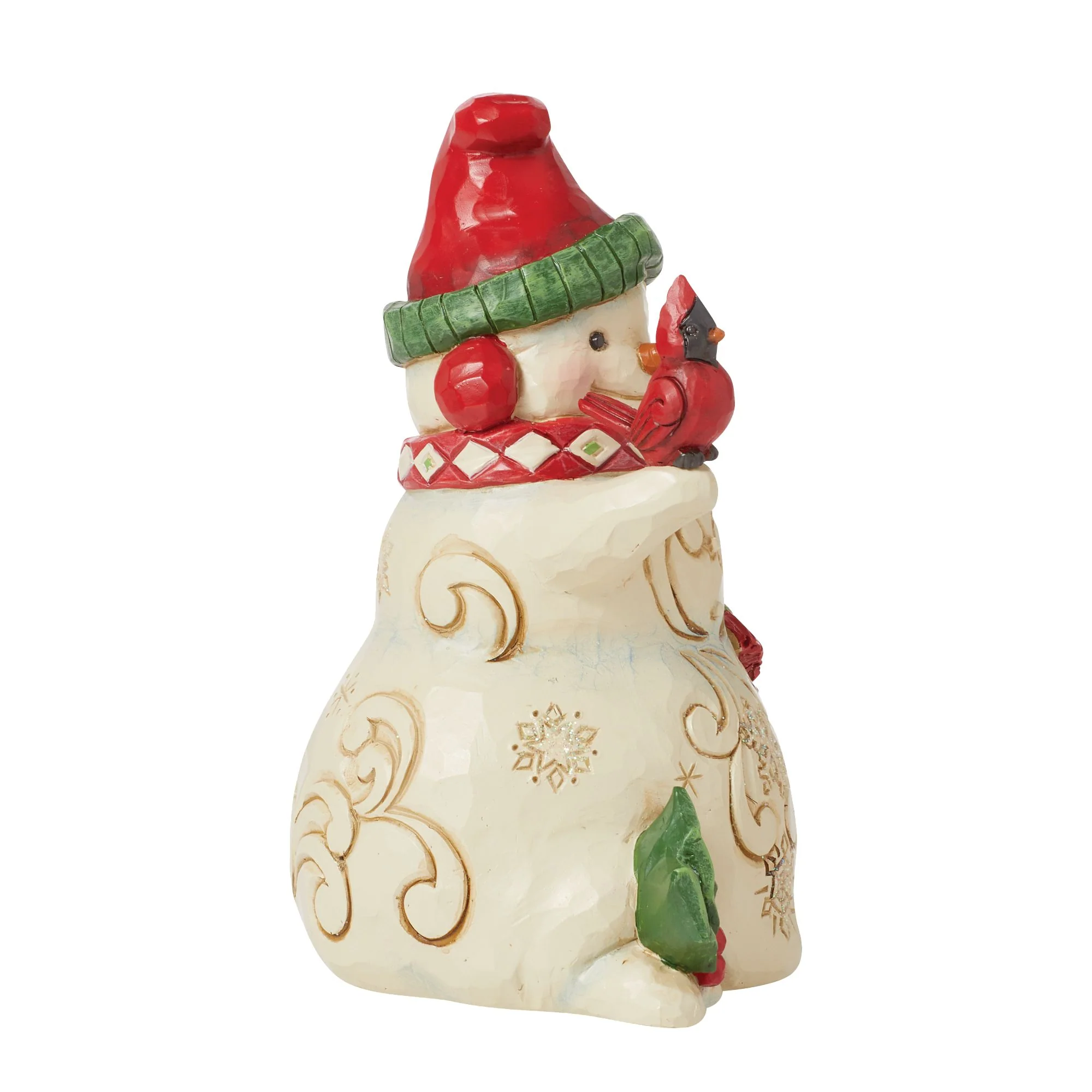 Snowman with Earmuffs Figurine - Image 6